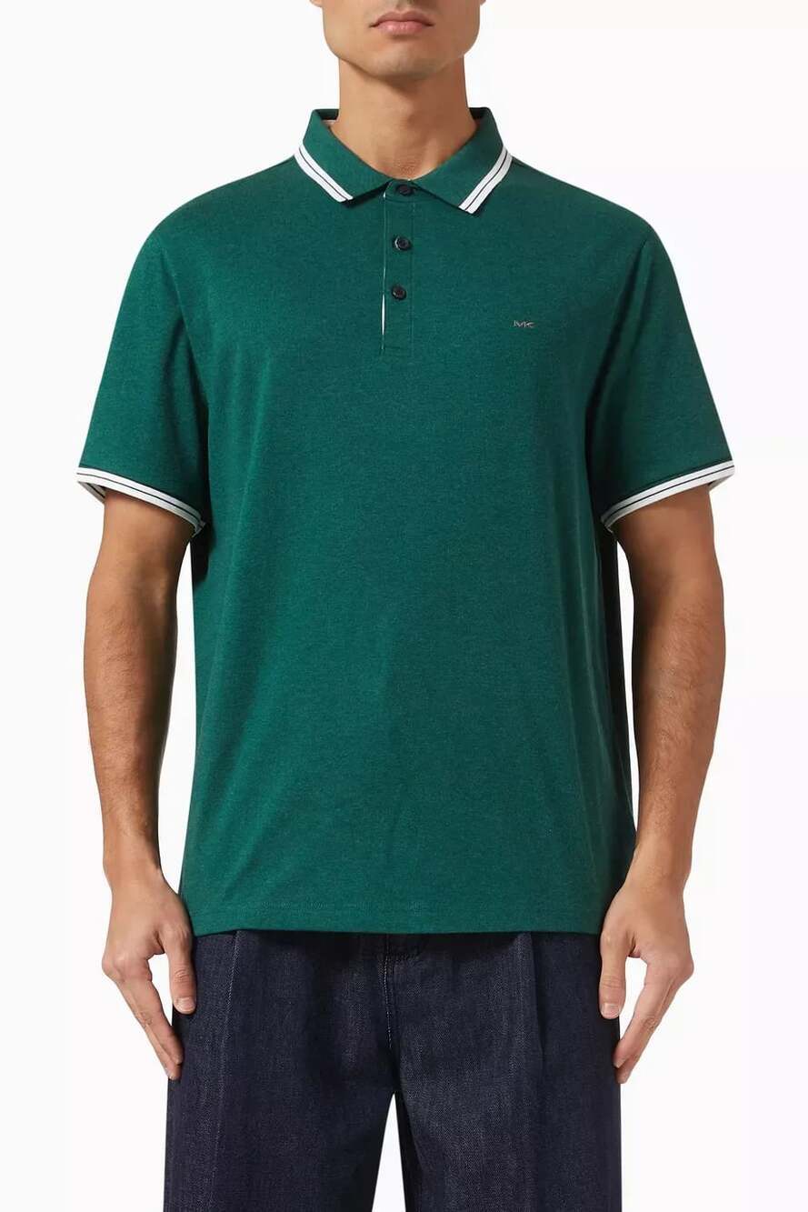 Michael Kors Greenwich Regular Fit Cotton Polo Shirt